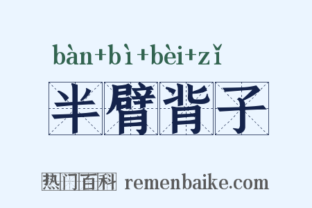 半臂背子是什么意思的图片